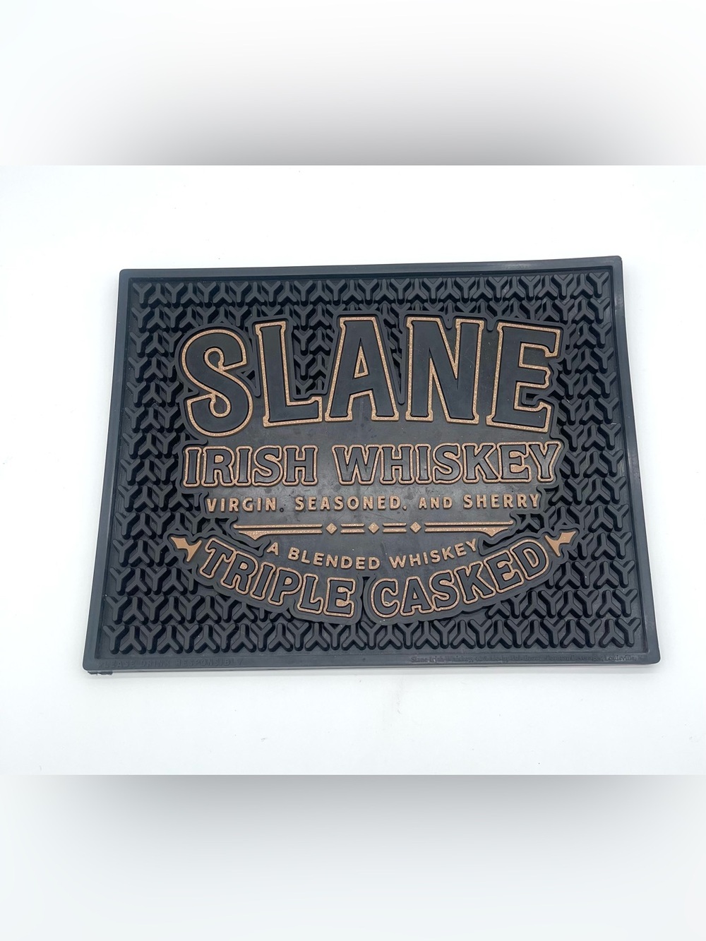 Slane Irish Whiskey Rubber Bar Mat  A Blended Whiskey